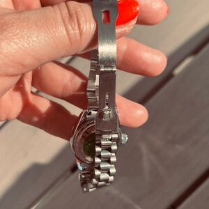 Rolex Silver Stainless Steel Watch Oyster Perpetual